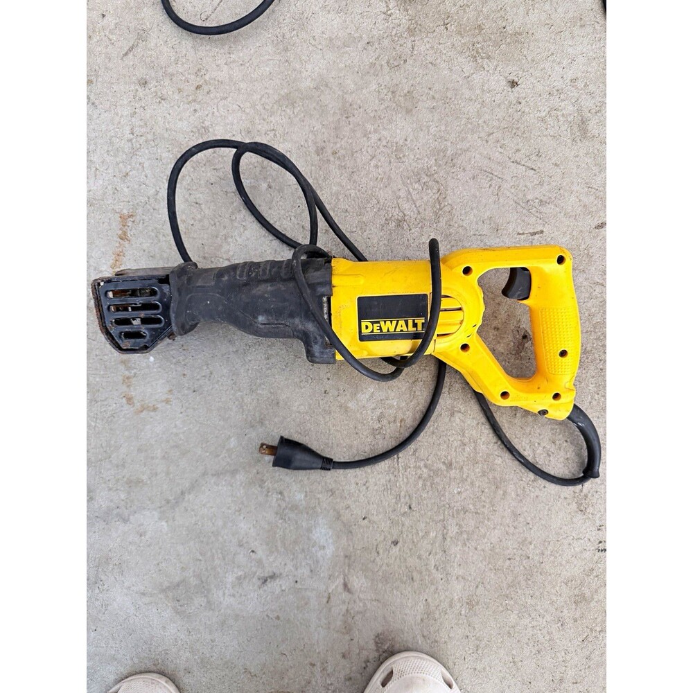 DEWALT DW304P Reciprocating Saw, Corded Electric 120V, Yellow/Black